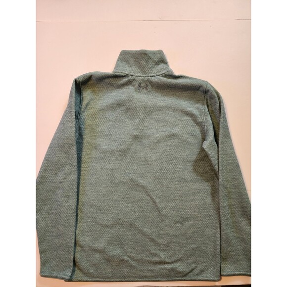Under Armour Sweater Mens Medium Green Specialist Henley 2.0 Loose Long Sleeve - Picture 9 of 10